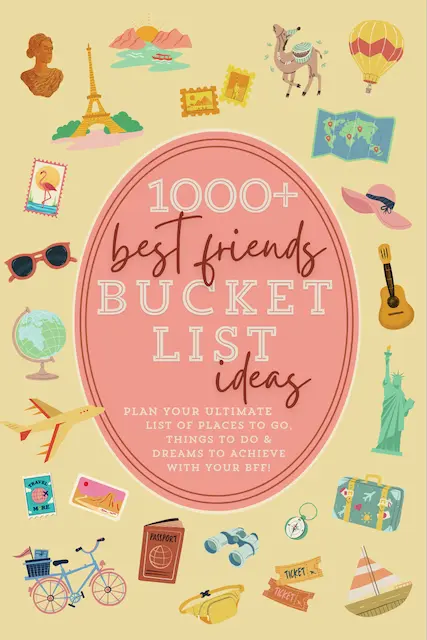 1000+ Best Friends Bucket List Ideas book cover